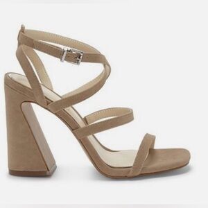 Jessica Simpson Raymie Tan Suede Sandals Size 7.5 New